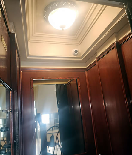 Techo de cabina después de la restauración